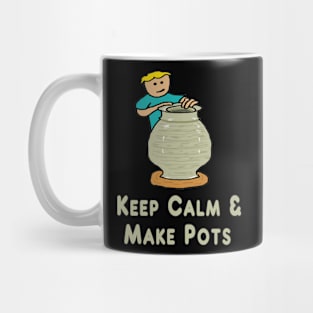 Keep Calm Pottery Mug